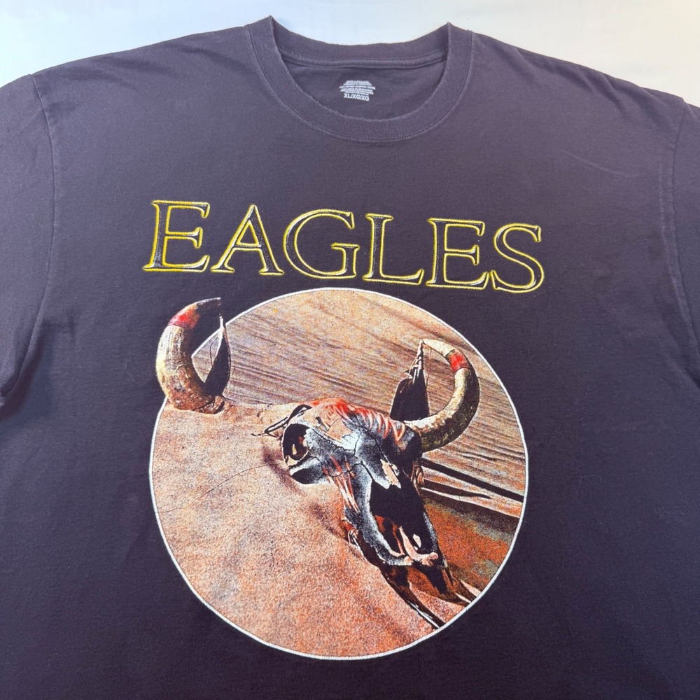Eagles History Of The Eagles 2015 Tour Band T Shirt XL Black Concert Rock